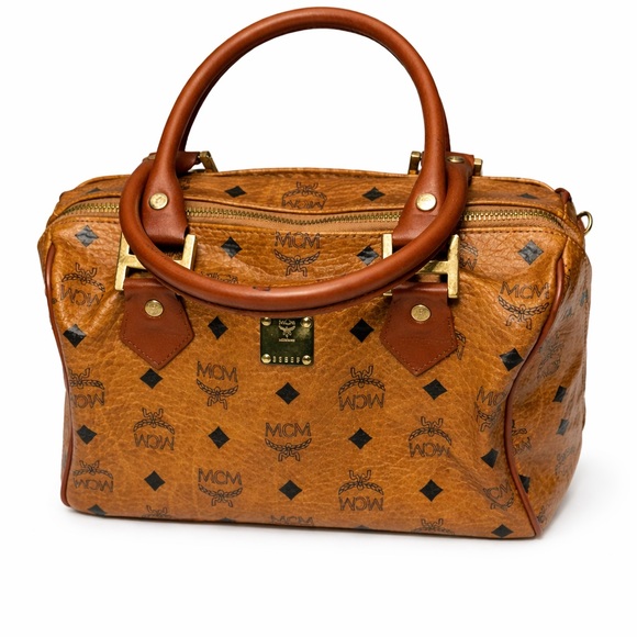MCM Handbags - “Vintage MCM Boston Satchel” “Visetos Speedy Bag” “Cognac Monogram Handbag”